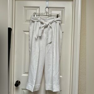 Jones New York white linen pants